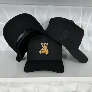 Barry bear SnapBack hat-black