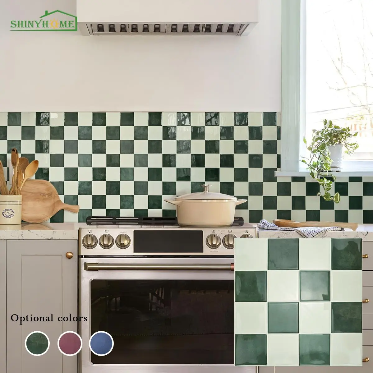3D Mosaic Style Self-adhesive Interior Wall Tile, Waterproof & Oil-proof Wall Sticker, Adhesive Wallpaper, Suitable for Kitchen Bathroom Toilet Wall Renovation