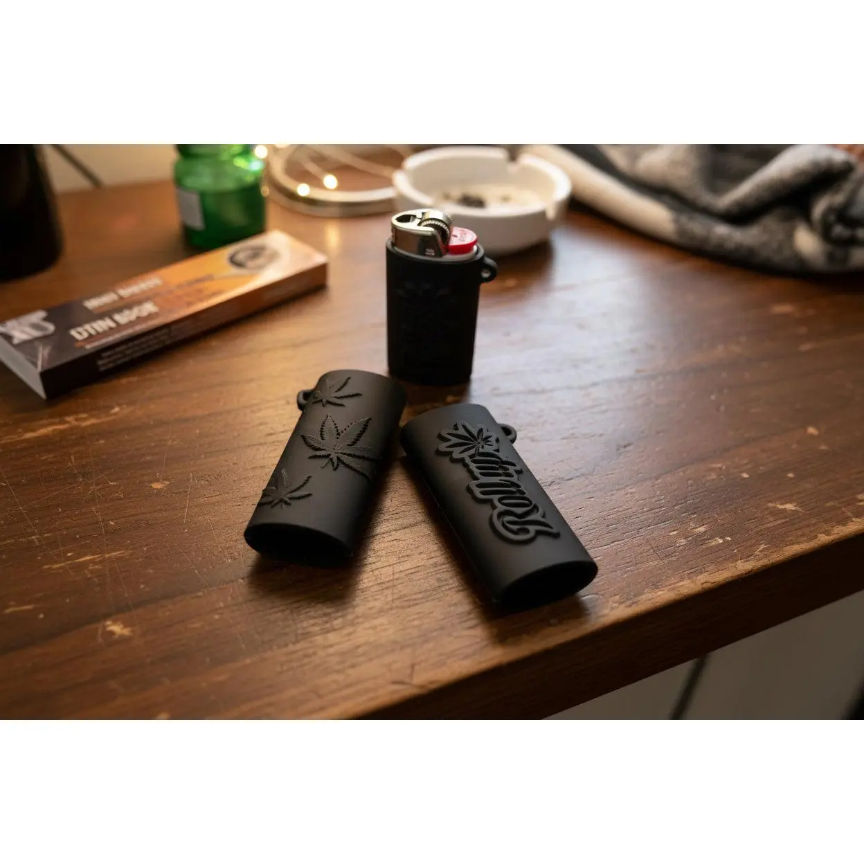 Lightweight 3D Printed Plastic Rollup Lighter Cover - Secure Accessory with Lanyard Loop, Ideal for Campfire/BBQ Party, Casual Use