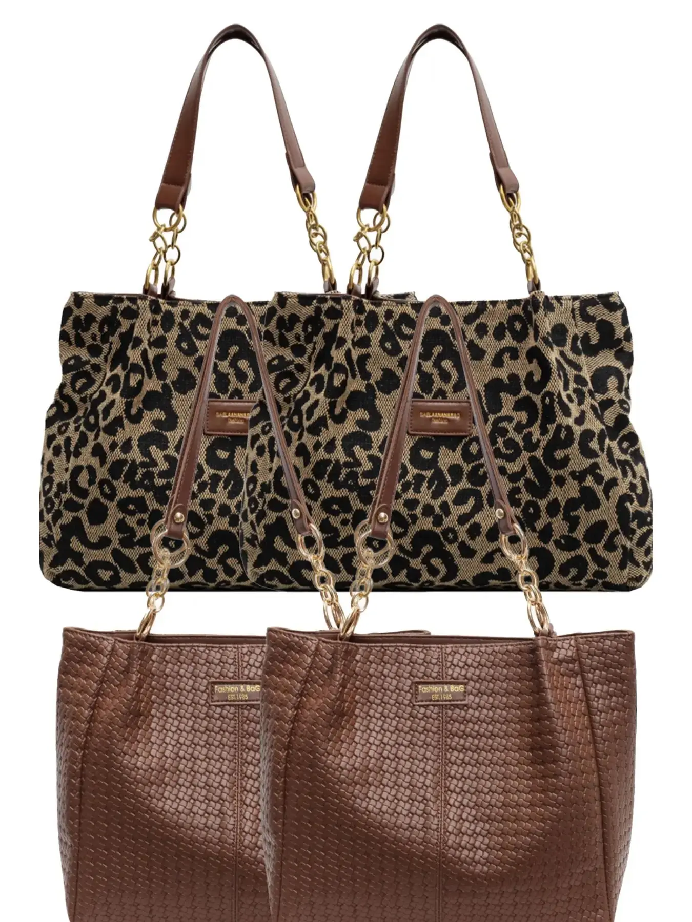 Brown*2 pcs+Multicolor*2 pcs