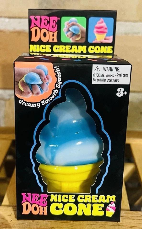 NeeDoh 2026 New Cube Lce Cream Cone Ice Cream Popsicle Pinch Music Decompression Toy Popsicle Ice Cream Pinch Music Limited Edition