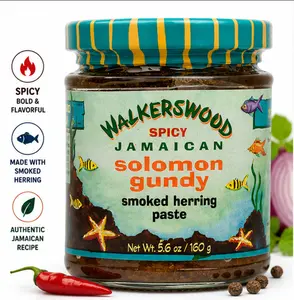 WALKERSWOOD Spicy Jamaican Solomon Gundy Smoked Herring Paste 5.6 oz