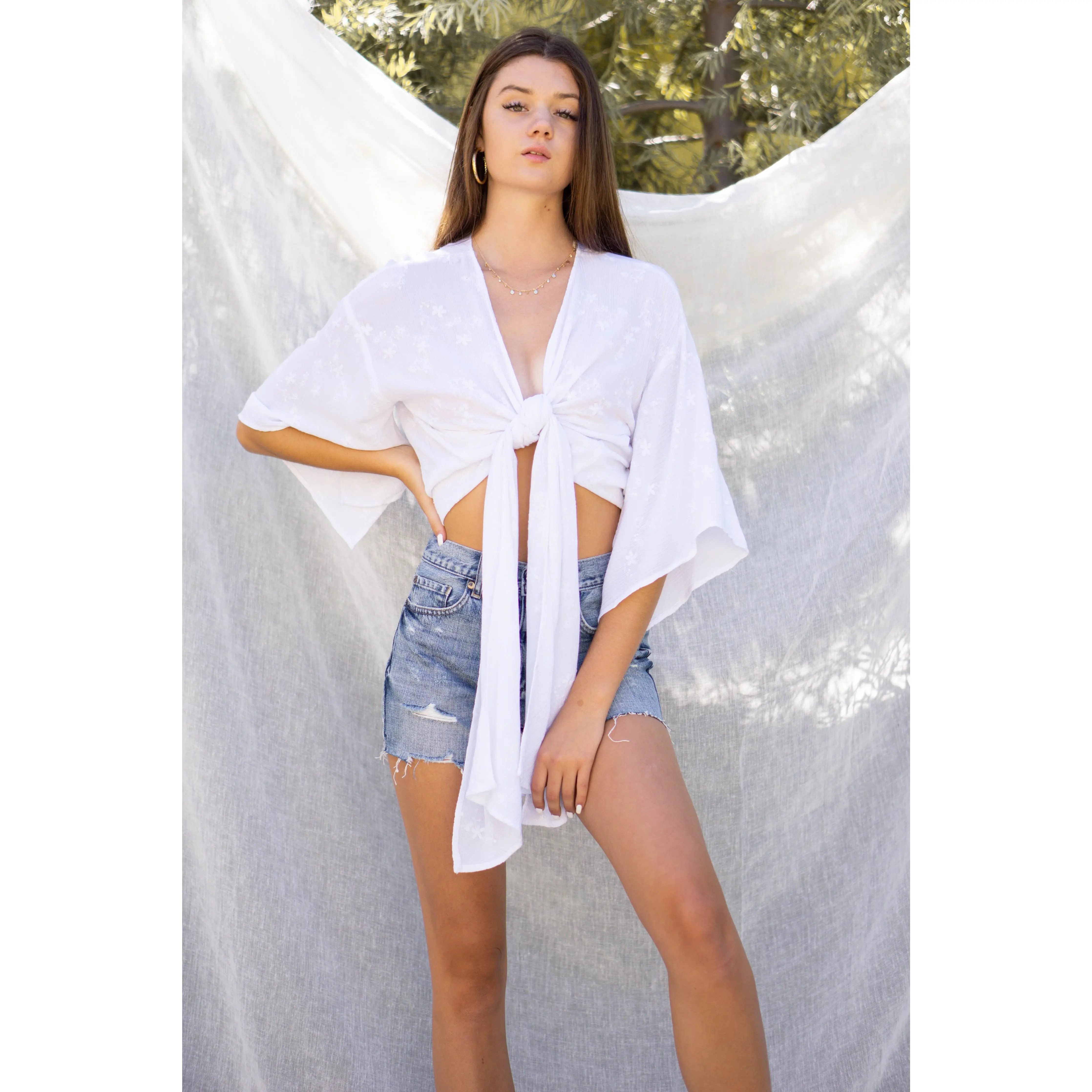 tie front top amazon - TikTok Shop