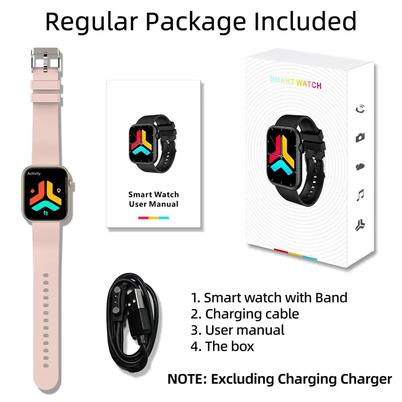 Fitness Tracker Smartwatch with Call Function, Touchscreen Activity Watch for iPhone and Android, Bluetooth Calling Health Wearable 3