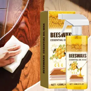 1pcs Beeswax Wood Polish Spray,Beeswax Essential Oil Wax,Scratcherase Beeswaxs Wood Floor Spray,Bees Wax Furniture Polish And Cleaner,For Floors And Furniture, Polishing Agent