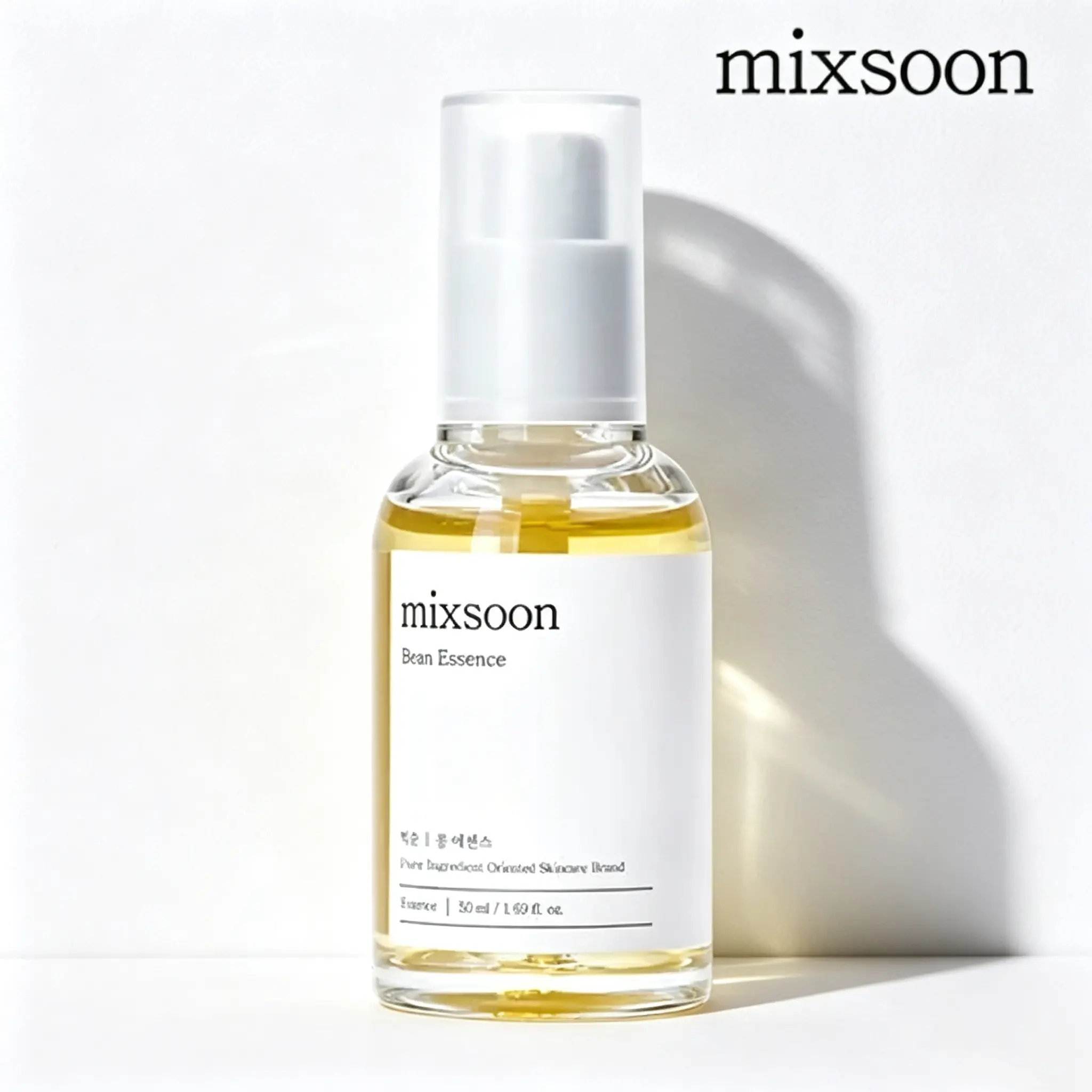 mixsoon Bean Essence Serum, 50ml Korean Skincare Serum - Refines Skin Texture, Exfoliates, Hydrates