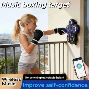 Multifunctional Bluetooth-compatible Punching Machine for Adults & Kids, Interactive Reaction, Fat Burning, Space-Saving, Home Gym, Includes Charging Cable