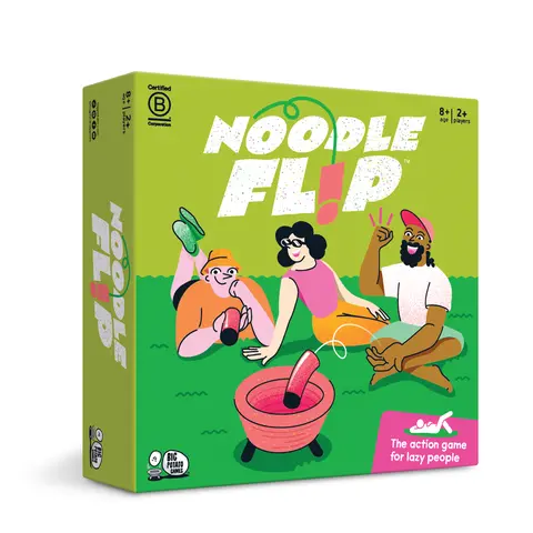 Noodle Flip: Easy Action Game - No-Sweat Fun Tabletop, Party Board, Interactive Adult Party Option for Game Night & Sunshine-Ready Backyard Use, Fun Tabletop Game