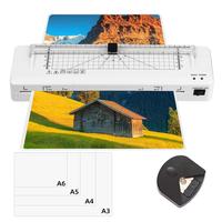 A3 Laminator White (20Films+Cutter+Corner Rounder)