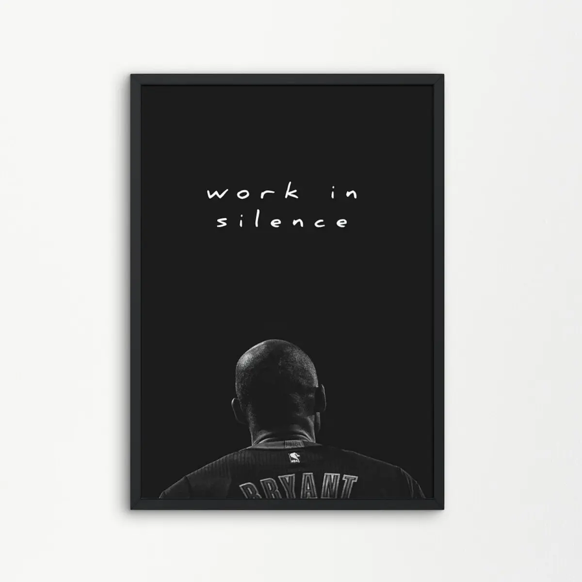 Wall Art Kobe Bryant Poster Basketball Poster Sports Poster Quote Poster Kobe Bryant Print Basketball Wall Art Motivational Poster Décor, Room Decor, Unframed– 5 Size, 8x12 to 27x40 inch