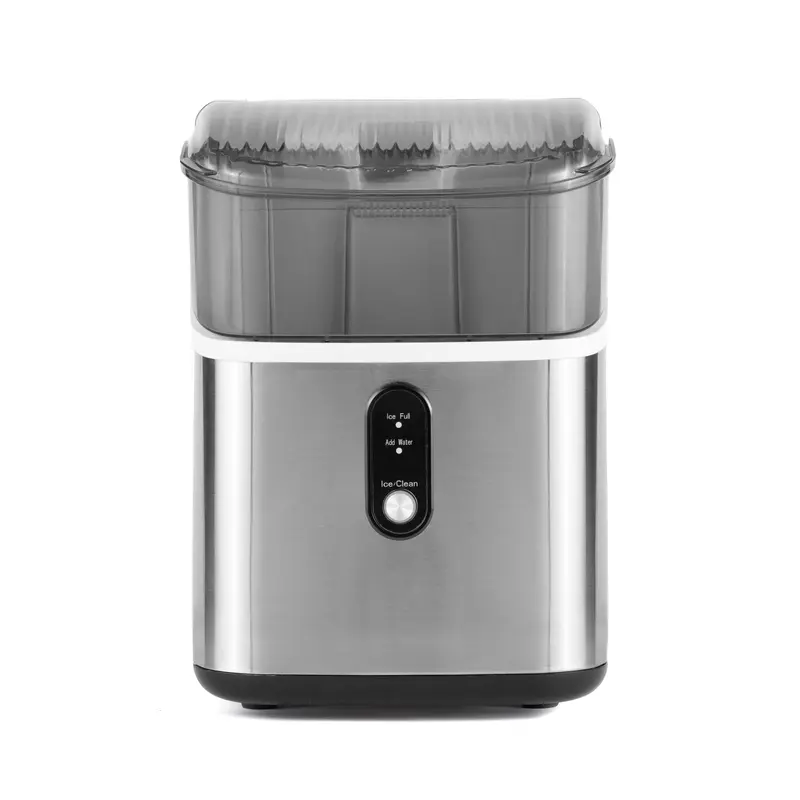 Antarctic Star X1 Automatic Countertop Icemaker - 35lbs/day Residential Ice Making Machine, Self-Cleaning Kitchen Appliance with Removable Ice Basket, 43db Quiet Run for Home Bar Parties (Soft Chewable Pellets for Everyday Drinks)