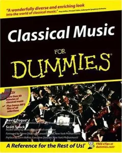 USED-Classical Music for Dummies by David Pogue (Paperback)