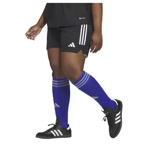 adidas Womens Tiro 23 Performance 3-Stripes Shorts Plus Soccer Cleats - Black adidas Womens Tiro 23 Performance 3-Stripes Shorts Plus Soccer Cleats - Black
