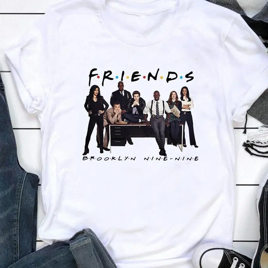Friends Brooklyn Nine Nine T-Shirt Unisex Streetwear Fan Tee – Sizes S-5XL HGC07815