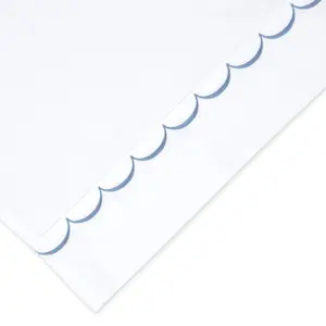 Scallop Embroidered Pillowcase Pairs
