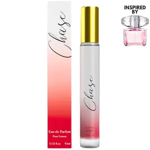 Regal Fragrances Chase Eau De Parfum Rollerball 0.33 fl oz 10ml Invigorating Freshness with Pomegranate Yuzu Peony Lotus Musk Amber