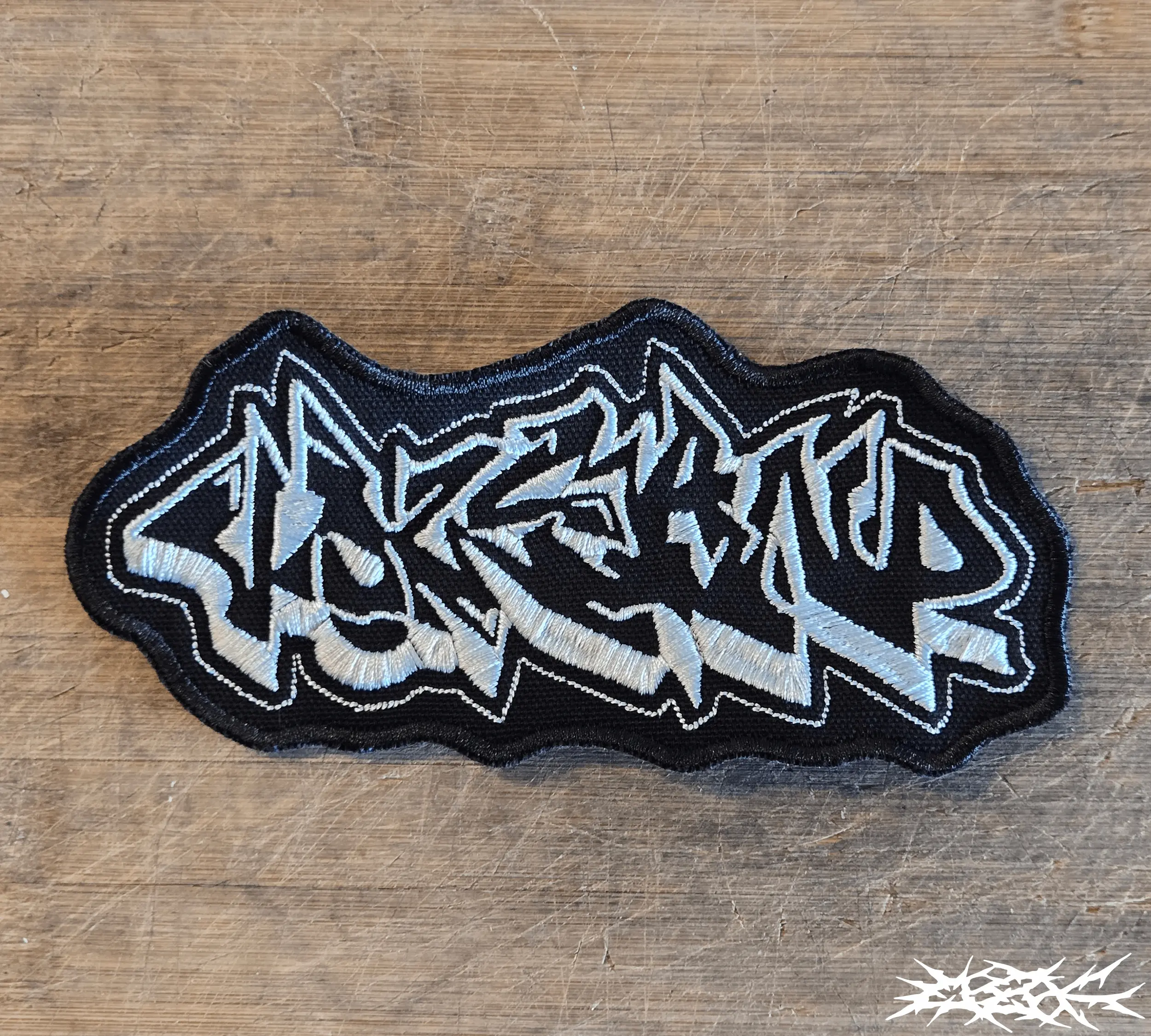 Volcano Patch - Embroidered Canvas Patch