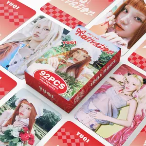New 92 Star Mini Cards Kpop Idol Photo Card Lomo Sticker Card Fan Collection, Collectible Stars Photos, Ideal Gift for Fans