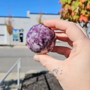 Lepidolite Sphere -