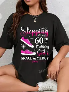 100% Cotton 60th Birthday sixty 60 Years Old Bday Party Funny Womens BD T-Shirt