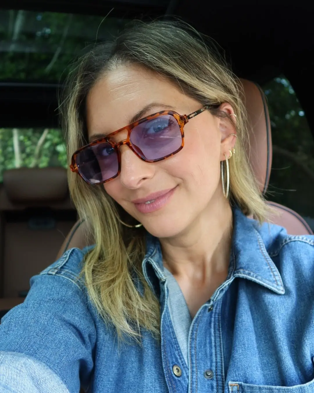 VINTAGE RETRO SQUARE AVIATOR