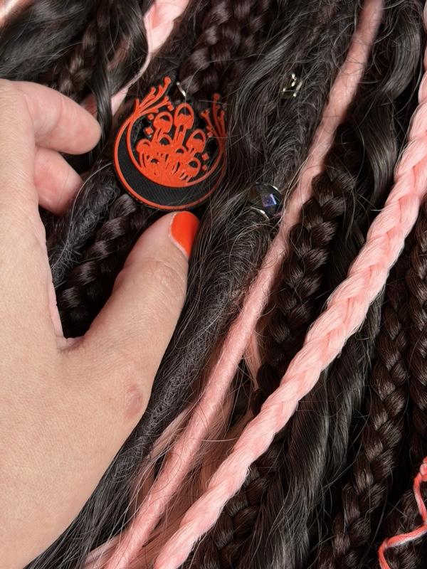 Black Pink DE Dreads Ombre Black Pink DE Dreads Ombre