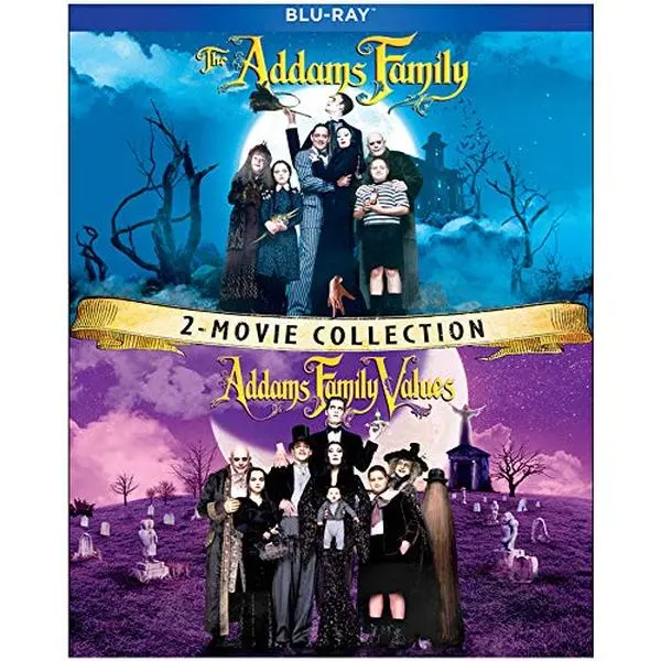Used The Addams Family & Addams Family Values 2-Movie DVD Collection - U.S. Edition, Good Condition for Collecting, English Language, Unknown Author, Horror