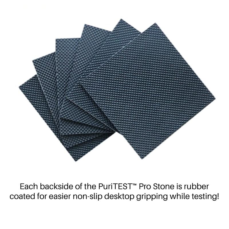 JSP & PuriTEST Gold/Silver Test Acid Tester Kit 14k 18k .999 .925 Sterling Testing Stone Detect 5-Piece Set for Jewelry Testing