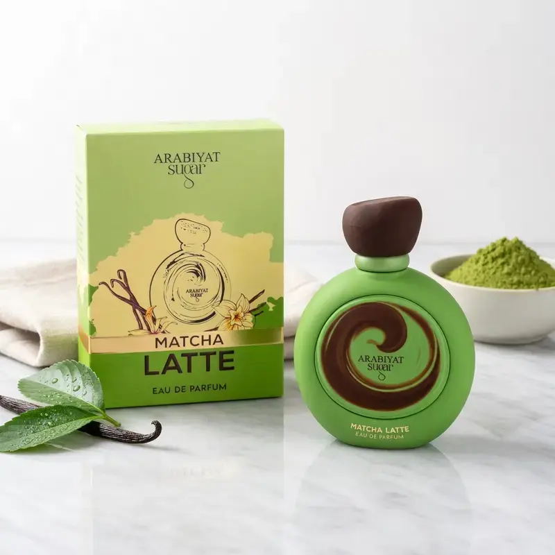 Arabiyat Sugar Matcha Latte Eau de Parfum - Women's Fragrance - Matcha Vanilla Gourmand Perfume - 3.4 fl oz EDP Fragrance - Long-Lasting Body Scent
