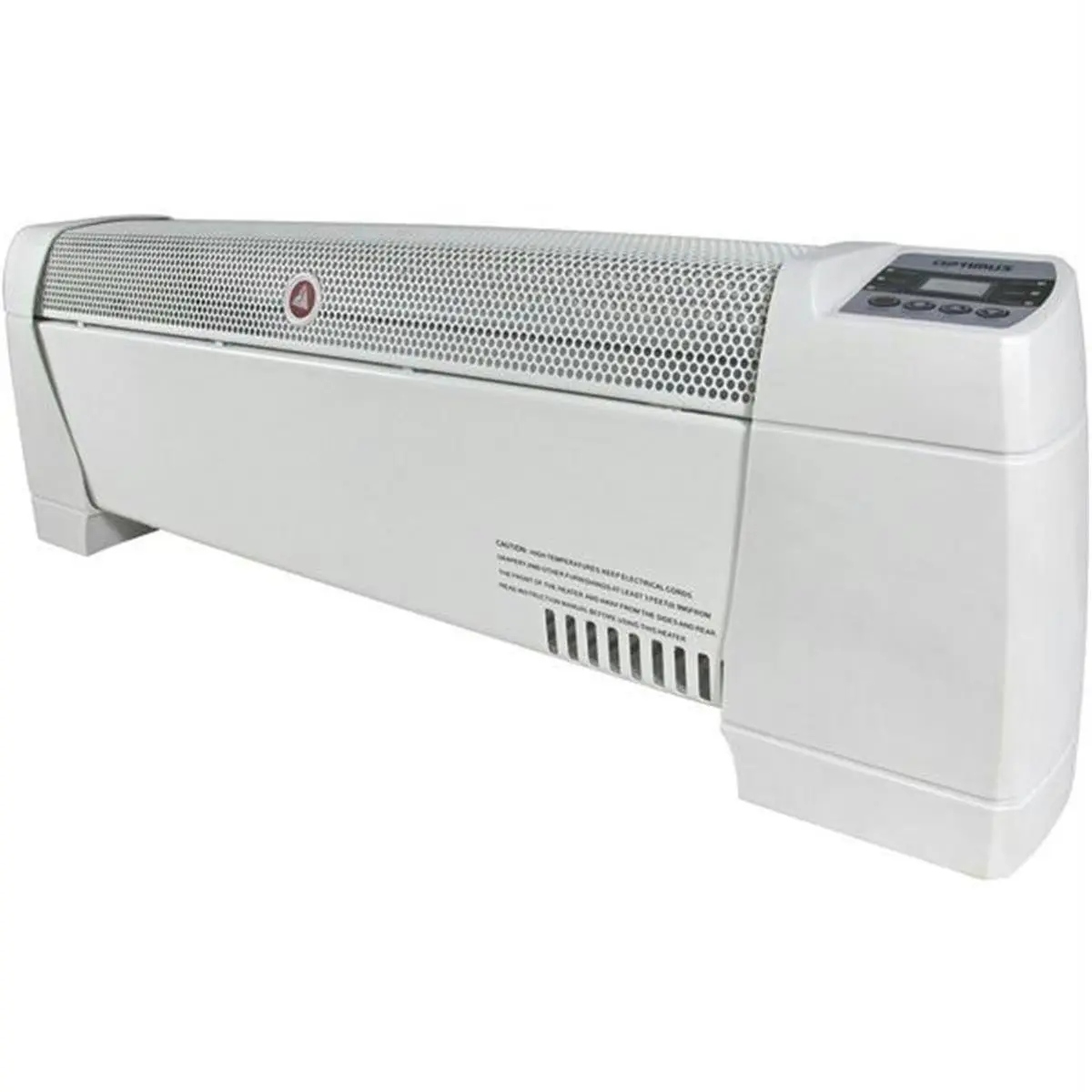 212 MAIN 30 in. Household Electric Baseboard Heater - Low Energy Home Heater with 750W & 1500W Dual Settings, Low & High Modes, Built-In Automatic Thermostat Control, Carrying Handle, Heavy-Gauge Sheet Metal Cabinet, 9.80in x 30.30in x 6.10in