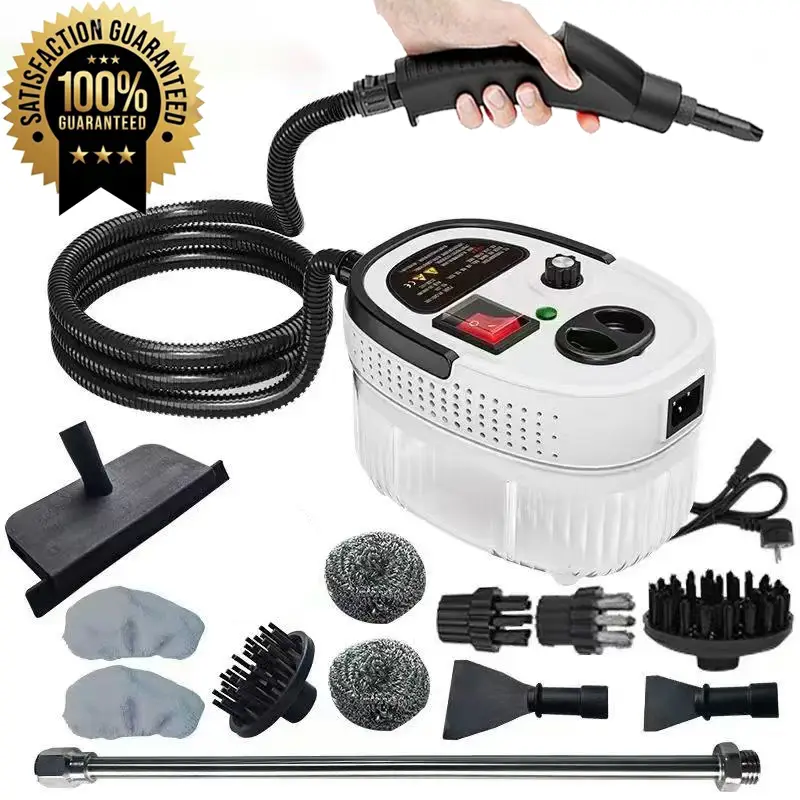 2025 New Pressurized Handheld Multi-Surface Natural Steam Cleaner Tool with 12 pcs Accessories,1.2L Large Capacity,Extra-Long Power Cord, Chemical-Fre