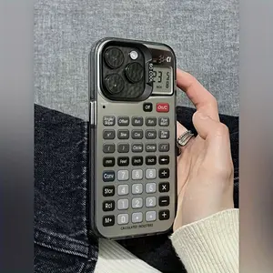 Technology Phone Case with Calculator Appearance / for iPhone 17 Air / 16 Plus / 15 Pro Max / 14 Pro / 13 / 12 / 11 / Full Protection Shockproof Phone Case / Suitable as a Gift for Family or Friends / High-end Unique Personality / Trend Enthusiast / CY403
