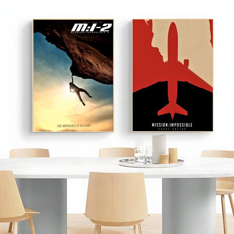 Hot Mission Impossible The Final R-Reckoning Poster Collectibles as gifts for relatives and friends Home decor bedroom living room Wall posters suitable for bars restaurants dessert shops fast food restaurants Fade-resistant non-slip wall stickers