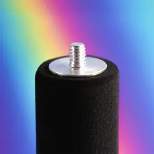 Prism Lens FX Handle with Foam Grip | 1/4"-20 Male & Female Threads for Mounting Prisms, Arms, or Video Gear | Handheld or Rig-Mount Compatible!