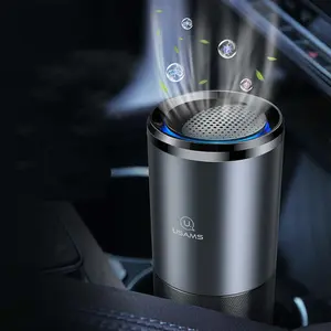Portable Car Air Purifier with HEPA Filter &amp; UVC Sterilization – Quiet, Compact, Ozone-Free