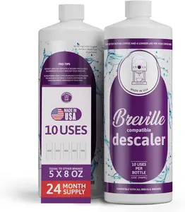 Breville Descaler (10 Uses) Specially Formulated for Your Breville Espresso Machine  Breville Descaling Solution for Breville 2 Year  Carbon Friendly Locally Produced
