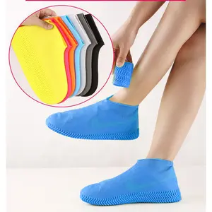 Waterproof Silicone Shoe Covers - Protective, Non-Slip, Wear-Resistant, Reusable Overshoes for Men & Women, Portable for Travel & Outdoor