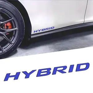 2 PCS car stickers HYBRID car badge logo decals suitable for all vehicles 2 PCS car stickers HYBRID car badge logo decals suitable for all vehicles