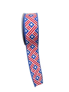 1.5"X10Yd Stars/Stripes Red/White/Royal Blue RGH1298CA