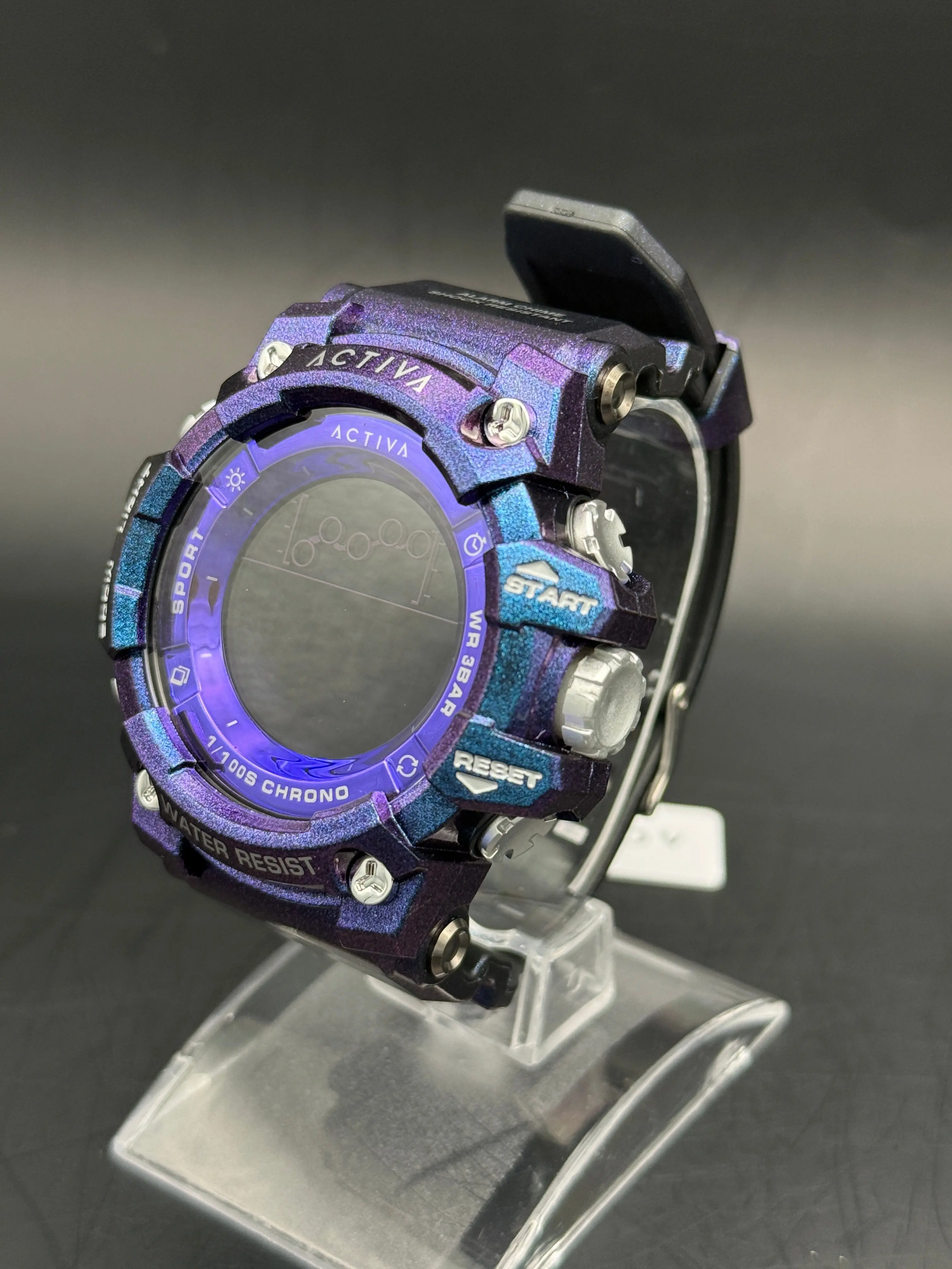 Activa Summit ACW8082-020 Digital Watch – Iridescent Purple/Blue