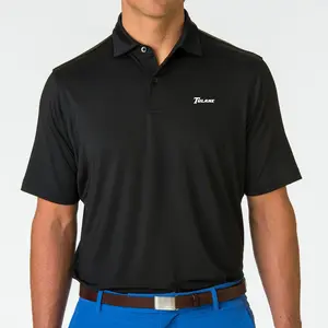 Tulane | USA Tournament Solid Tech Jersey Polo | Collegiate