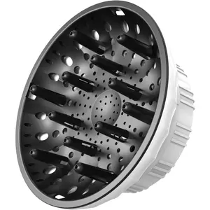 Hair Dryer Diffuser Attachment for Curly & Wavy Hair, Fits 1.4-2.4 Inch Nozzles, Ideal for Long Thick Hair, Hair Styling Tool, White