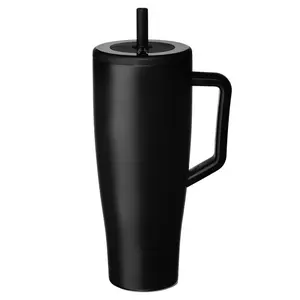 Modern 40oz Tumbler with Handle and Straw, 100% Leakproof Insulated Tumbler | Keeps Ice 12 Hours - Gifts for Women & Men