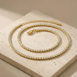 Zirconia Tennis Necklace