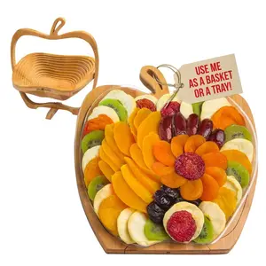 Dried Fruit Gift Basket– Healthy Gourmet Snack Box - Holiday Food Tray - Variety Snacks - Birthday, Sympathy, Mom, Dad, Corporate Tray