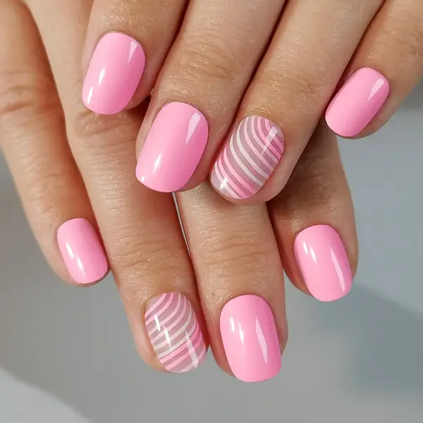Pink Candy Stripe