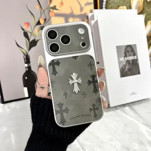 Suitable for both men and women.MaxFeatures an ultra-slim design, leather material, and drop protection. Stylish and Compatible with iPhone 17/16/15/14/13/Pro/Premium Leather Cross-Pattern Phone Case