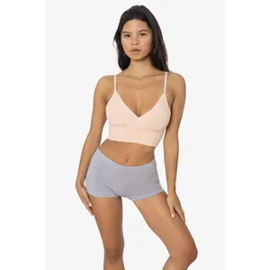 83076GD - Crossover Wrap Crop Top