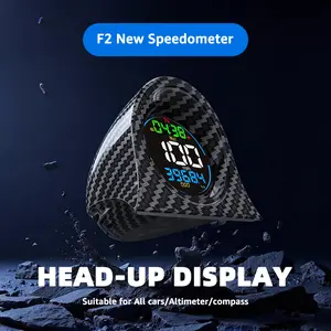 2026 F2 Heads up Display for Cars,Car HUD,Head up Display for Car,Digital GPS HUD Speedometer,USB Cable Plug and Play,Automatic Brightness Adjustment,Large Font Display