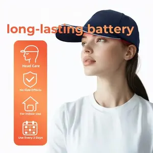 LED Hair Growth Cap, Vibration Hair Care Hat, Massage Beauty Cap, Promotes Hair Regrowth, Anti-Hair Loss Treatment, Daily Use, Hair Growth Accelerator